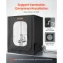 VEVOR 3D Printer Enclosure, Dustproof Waterproof Large Oxford Cloth 3D Printer Tent, Constant Temperature Protective Case with LED Lighting, Compatible with Creality/ELEGOO/Anycubic Popular Models