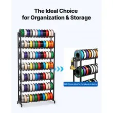 VEVOR 3D Printer Filament Storage Rack 7 Tier Filament Spool Holders Racks