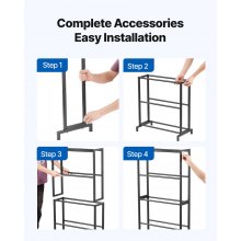 VEVOR 3D Printer Filament Storage Rack 5 Tier Filament Spool Holders Racks