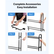 VEVOR 3D Printer Filament Storage Rack 4 Tier Filament Spool Holders Racks