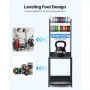 VEVOR 3D Printer Filament Storage Rack, 4-Tier 3D Printer Stand with Filament Storage, Spools Holder Racks Cart with Wheels, Filaments Organzied for 3D Printing Station, Office, Workshop (Shelf Only)