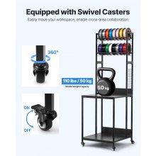 VEVOR 3D Printer Filament Storage Rack 4-Tier 3D Printer Stand with Storage