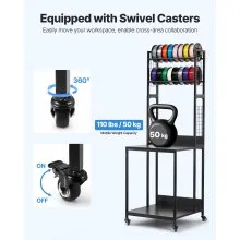VEVOR 3D Printer Filament Storage Rack 4-Tier 3D Printer Stand with Storage