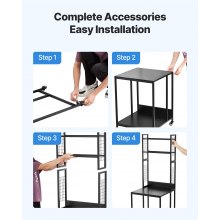 VEVOR 3D Printer Filament Storage Rack 4-Tier 3D Printer Stand with Storage