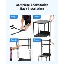VEVOR 3D Printer Filament Storage Rack 4-Tier 3D Printer Stand with Storage