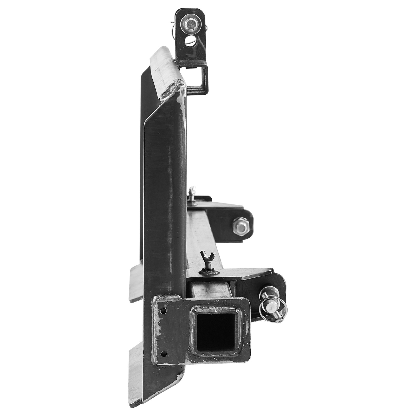 VEVOR Universal 3-point Skid Steer Plate, 3/8" Skid Steer Attachment Plate, 7000lbs Skid Steer Mount Plate Steel Adapter Loader, Compatible with Deere, Kubota, Bobcat, Mahindra Skid Steers, Tractors