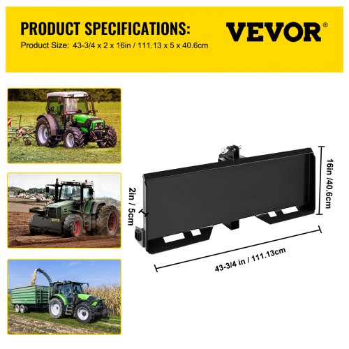 Hitch Skid 3 Point Attachment Adapter Adjustable Width Lift For Skid Steer Trailer Spreader 3 Point Hitch