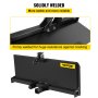 VEVOR 3 Point Attachment Adapter Skid Steer Trailer Hitch Front Loader Case
