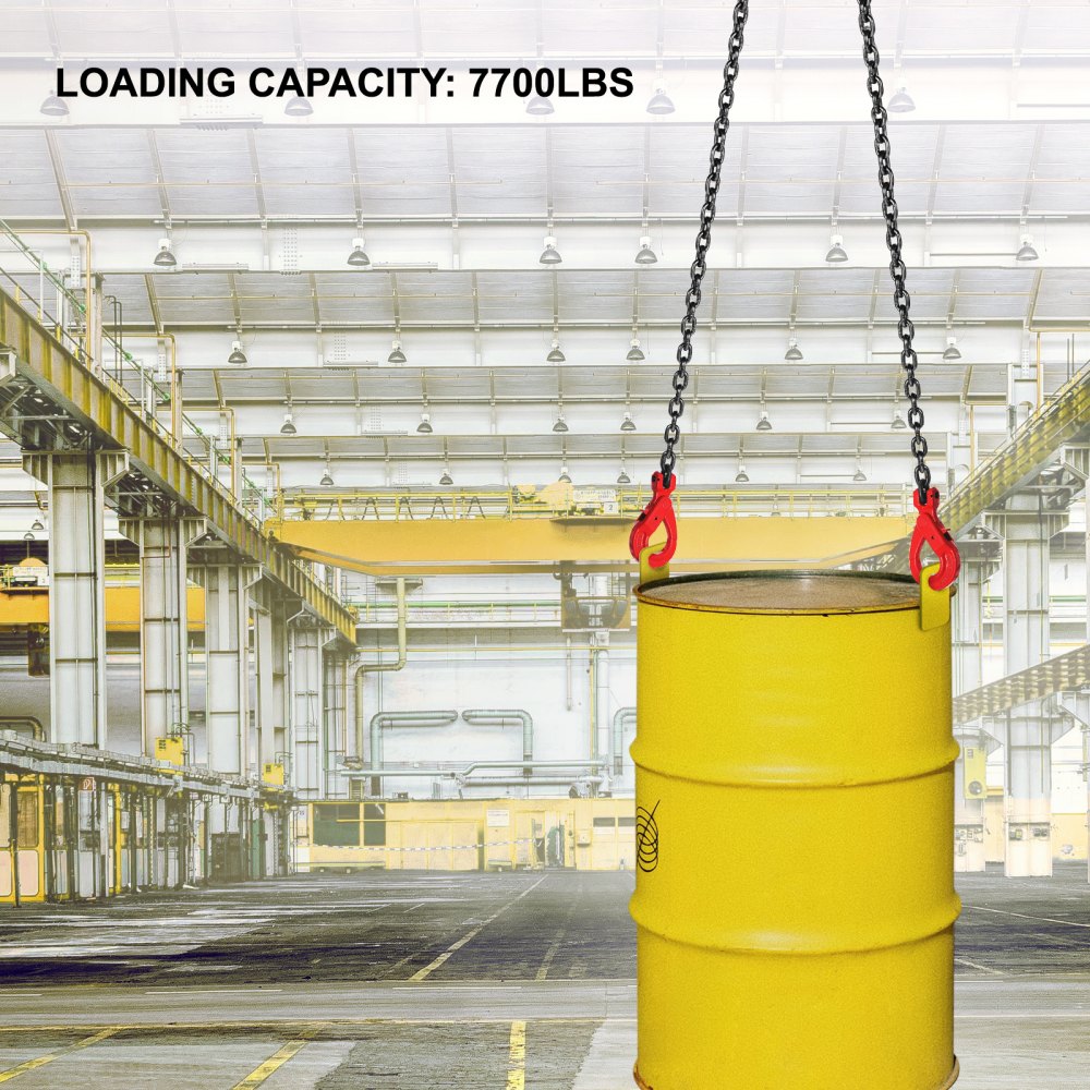 2 Legs 3M Lifting Chain Sling WLL 3500kg 6mm Thickness Pull Tractor Heavy Duty