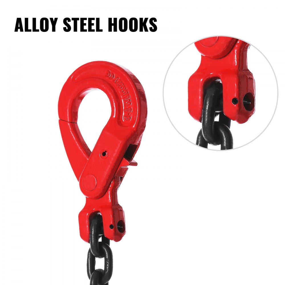 2 Legs 3M Lifting Chain Sling WLL 3500kg 6mm Thickness Pull Tractor Heavy Duty