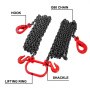 2 Legs 3M Lifting Chain Sling WLL 3500kg 6mm Thickness Pull Tractor Heavy Duty