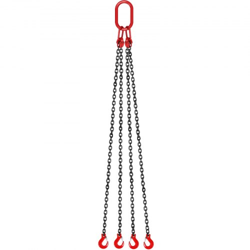VEVOR 3M Lifting Chain Sling 5 Tonne With 4 Legs