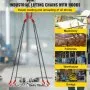 VEVOR engine lift chain for industrial lifting in machinery, factories, warehouse, garage.