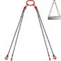 VEVOR engine lift chain with four red hooks and black chains for heavy lifting.