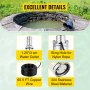 VEVOR Stainless Steel Submersible Well Pump 220V Submersible Pump for Wells 0.25KW Depth Pump Up to 80m Flow Rate 1600L / H Submersible Pump with 20m Cable