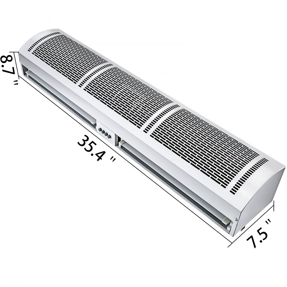 VEVOR 900mm Air Curtain 3 Speeds Heavy Duty Commercial Use for Shop Restaurant