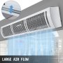 VEVOR Air Curtain, 1.2m Electric Wind Curtain with Limit Switch, Max. 2204 CFM Air Flow, 3 Speeds Control Commercial Indoor Air Curtain, Ideal for Shops, Buildings