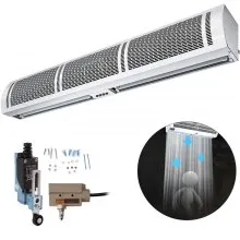 Vevor Air Curtain Door Air Curtain, 3 Adjustable Speeds 60-Inch Air Curtain Commercial