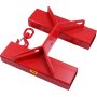 VEVOR 3 Ton Forklift Lifting Hook 6000 LBS/3000KG Capacity Lift Truck Fork Hoist Swivel Hook Mobile Crane Forklift Attachments