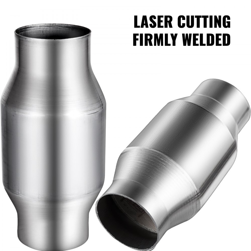 VOVER 3" 76mm Universal High Flow Sports Catalytic Converter 400 Cell 59959
