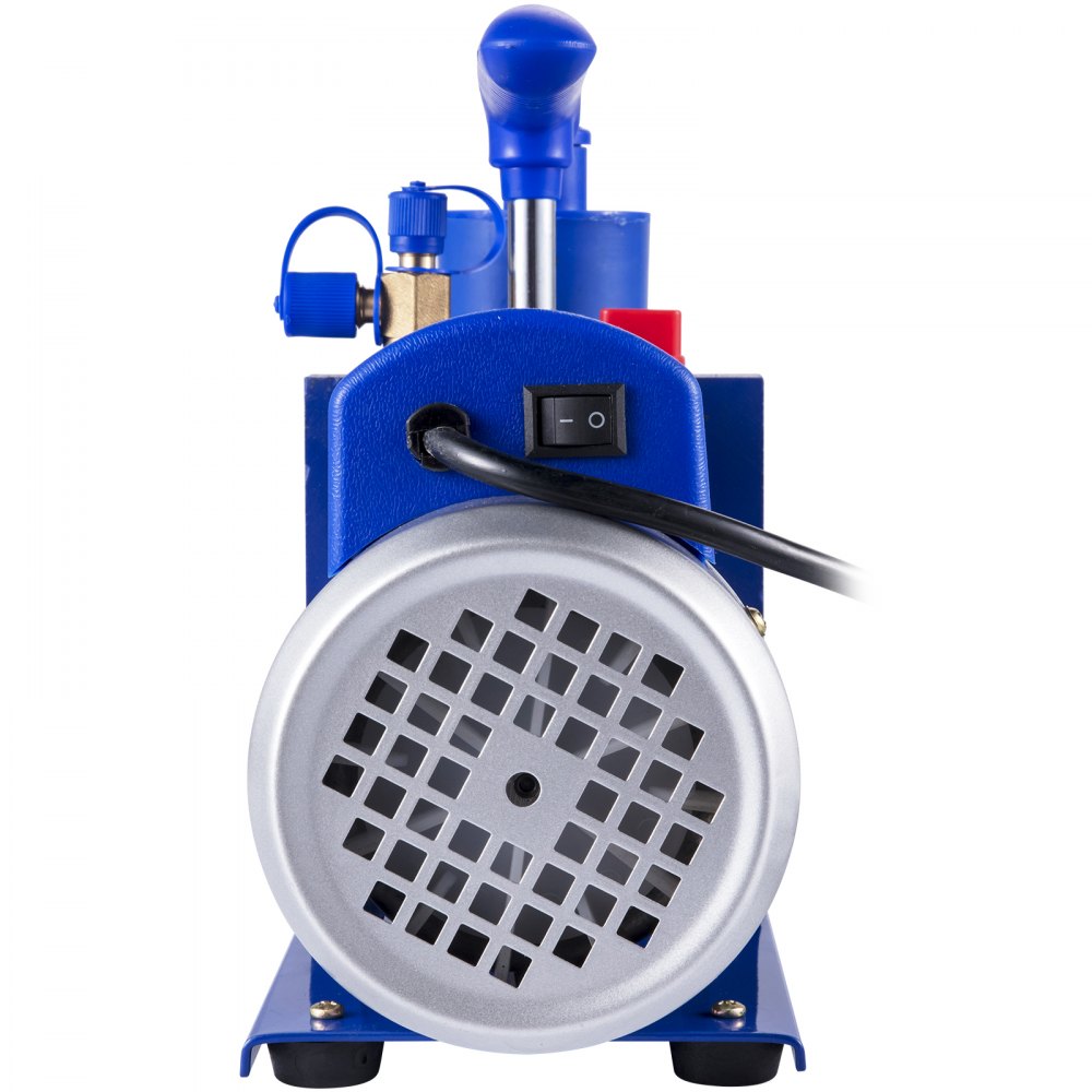 VEVOR Vacuum Pump Kit 4.8CFM 1/3HP Single Stage HVAC A/C Refrigeration Kit 5PA Ultimate Vacuum, Manifold Gauge Set Including Rotary Vane Vacuum Pump for Air Conditioning Systems