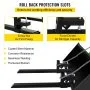 VEVOR Pallet Forks 42.9" 4000 Lbs Max, Clamp On Tractor Bucket Forks 58.7" Total Length, Heavy Duty Front Loader Forks, Fork Attachment for Skid Steer,Loader Bucket