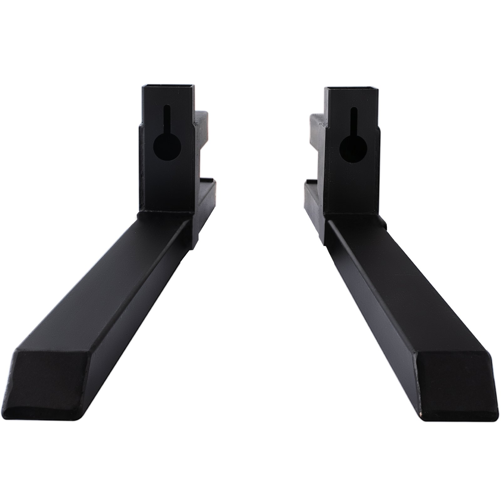 VEVOR Pallet Forks 42.9" 4000 Lbs Max, Clamp On Tractor Bucket Forks 58.7" Total Length, Heavy Duty Front Loader Forks, Fork Attachment for Skid Steer,Loader Bucket