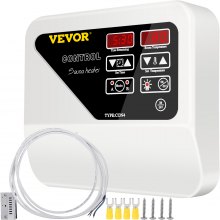 VEVOR External Sauna Heater Controller for 3KW-9KW Sauna Heaters Control Unit Sauna Stove Controller 104-221℉ Time Temperature