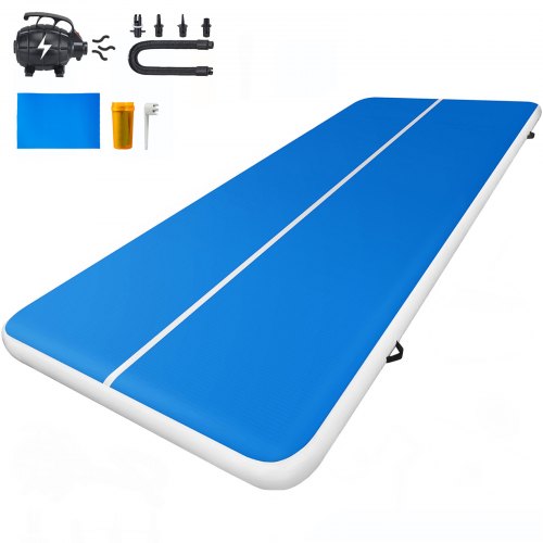 Air Track 13x6.5ftx8in Inflatable Airtrack Training Tumbling Gymnastics Mat W/Pump