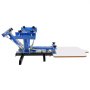 4 Color 1 Station Silk Screen Printing Machine Press Equipment Flash Dryer Diy