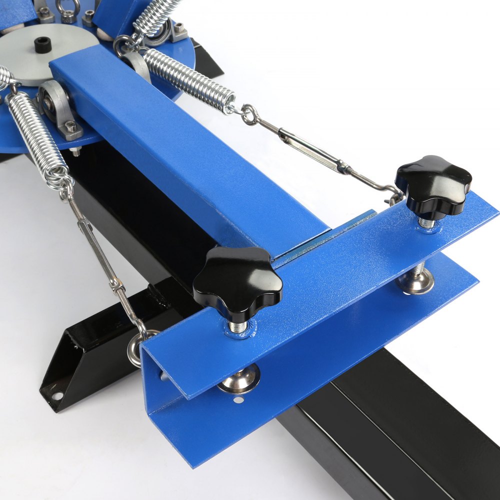 4 Color 1 Station Silk Screening Screen-Print Press Screen Printing 
Machine +6 Pieces 20"x24" Aluminum Silk Screen Printing Frames With Yellow 305 Count Mesh