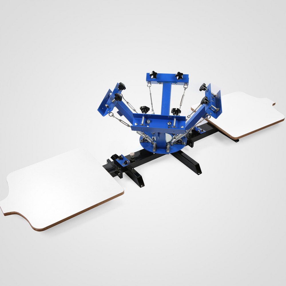 VEVOR 4 Color 2 Station Silk Screen Printing Press Printer 18"X24" Flash Dryer With Temperature Display