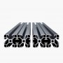 VEVOR 4PCS 23.6 in (600 mm) T Slot 4040 Aluminum Extrusion Profile, European Standard Anodized Linear Rail, High-Strength Extruded Aluminum Rail for 3D Printer, CNC Machine DIY, Laser Engraving, Black
