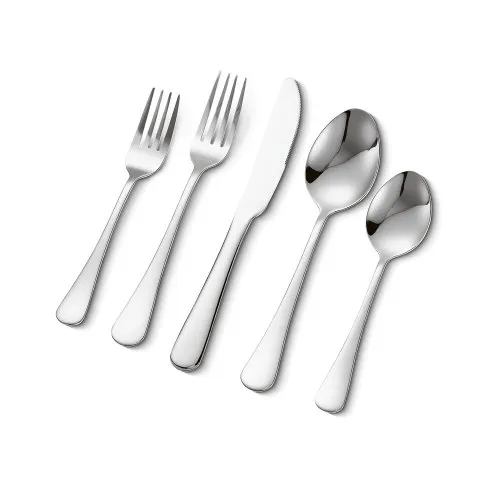 VEVOR 30-Piece Silverware Set, Food-Grade Stainless Steel Flatware Utensils, Mirror Finished Cutlery Set, Dishwasher Safe Eating Tableware for Kitchen Home, Service for 6, Include Knife Fork Spoon