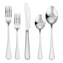 Set de tacâmuri VEVOR, 30 de piese, din oțel inoxidabil alimentar, finisaj oglindă, se poate spăla în mașina de spălat vase, pentru bucătărie, serviciu pentru 6 persoane, include cuțit, furculiță și lingură
