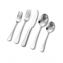 30-Piece Silverware Set Stainless Steel Cutlery Flatware Utensil Kitchen for 6