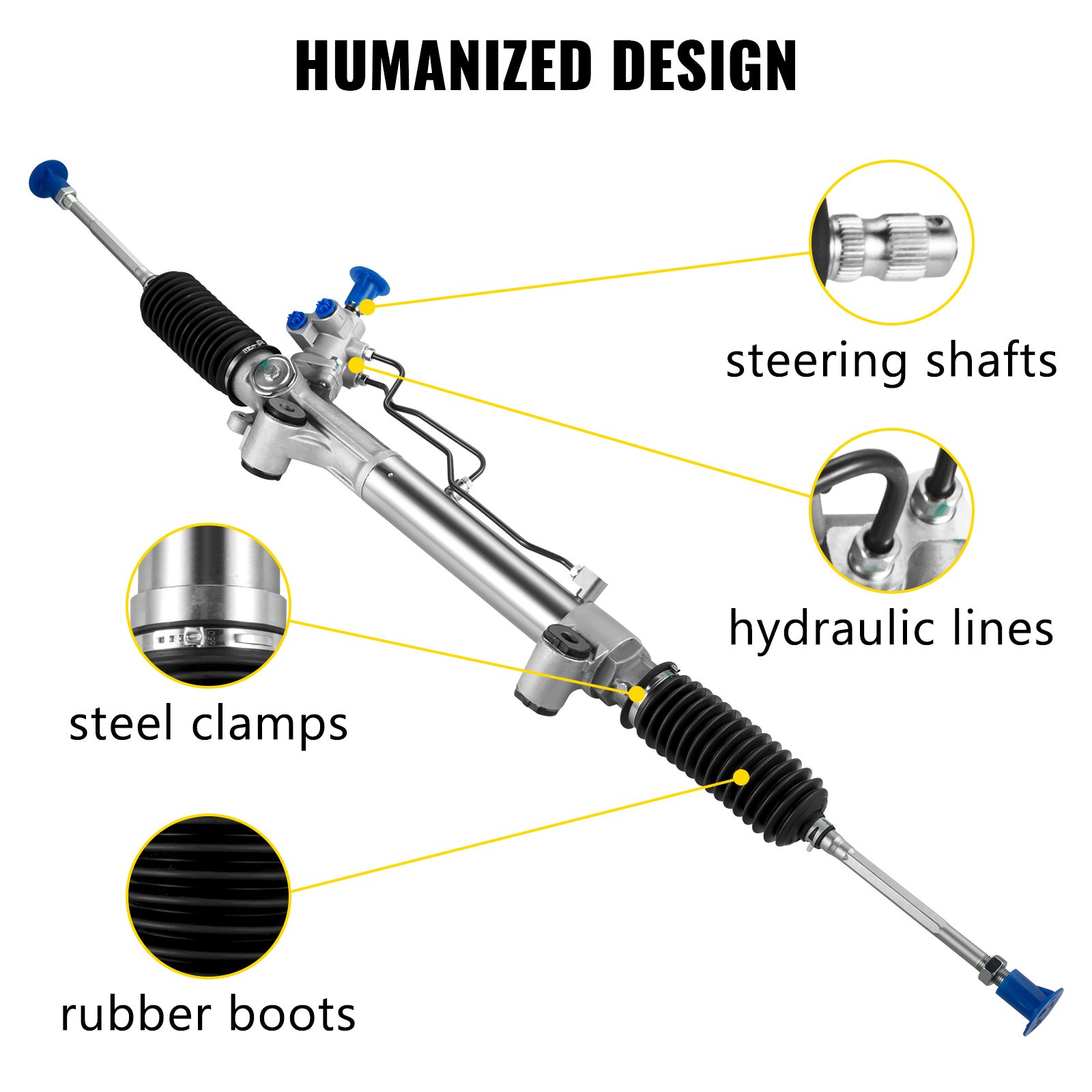RHD Power Steering Rack Pinion Toyota Hilux Kun25 26 36 GGN25 4wd Vigo SR5 2005 4wd