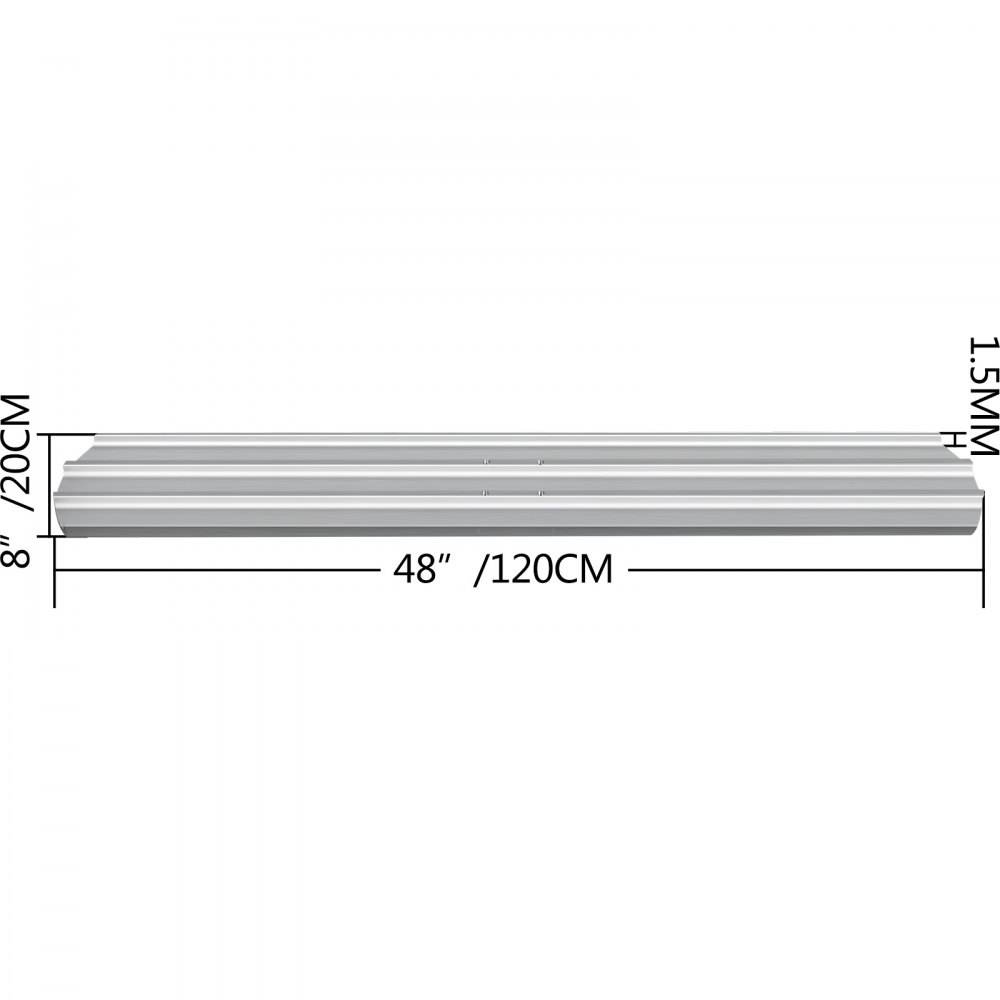 Bull Float Concrete Float 48x8 Inch Concrete Tool, Trowel Float Handle & Bracket