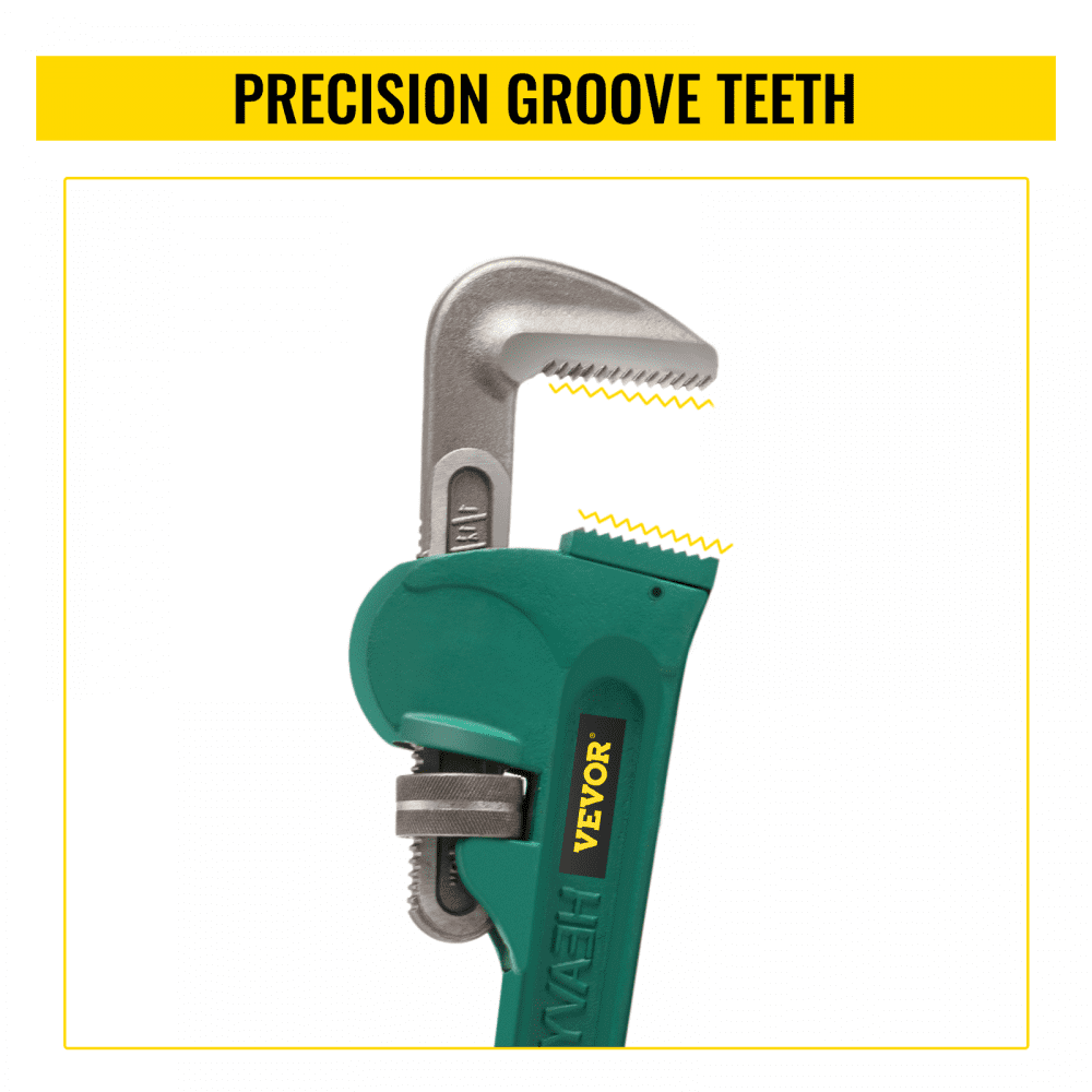 Heavy Duty 48" Steel Pipe Wrench 4" Jaw Straight Pipe Wrench Plumbing