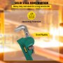 VEVOR Steel Straight Pipe Wrench 121.9 cm, Steel Pipe Wrench High Hardness and Wear-resistance,Adjustable Plumbing Pipe Wrench 10.9 cm Jaw Capacity,Straight Handle Plumbers Tool