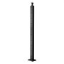 VEVOR - Paquete de 4 postes para barandilla de cable (36 x 1 x 2 pulgadas), con orificios pretaladrados, de acero inoxidable con soporte horizontal y curvo, color negro, 4JZLGZXHS914UUOI6001V0