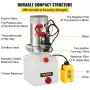 4 Quart Single Acting Hydraulic Pump Dump Trailer Plastic Remote Unloading