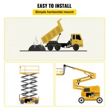 4 Quart Single Acting Hydraulic Pump Dump Trailer Plastic Remote Unloading