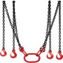 Catégorie 80 d'acier allié de chaînes de crochet de quatre jambes de bride de chaîne de levage de 13 pieds