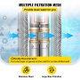 VEVOR Well Pump 0.75 HP 220V Submersible Well Pump 2620ft Head 96 L/min Stainless Steel Deep Well Pump for Industrial and Home Use