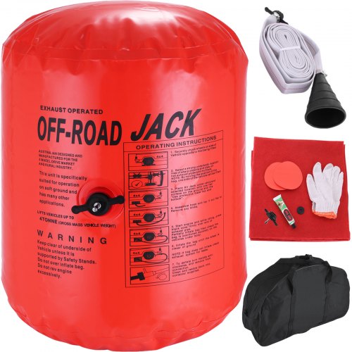 VEVOR 4 Ton Exhaust Air Jack 8800LBS Capacity Inflatable Air Jack Off-Road Exhaust Air Jack Lifting with Bag for Vehicle Car Truck