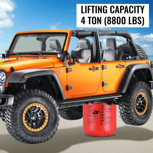 VEVOR 4 Ton Exhaust Air Jack 8800LBS Capacity Inflatable Air Jack Off-Road Exhaust Air Jack Lifting with Bag for Vehicle Car Truck