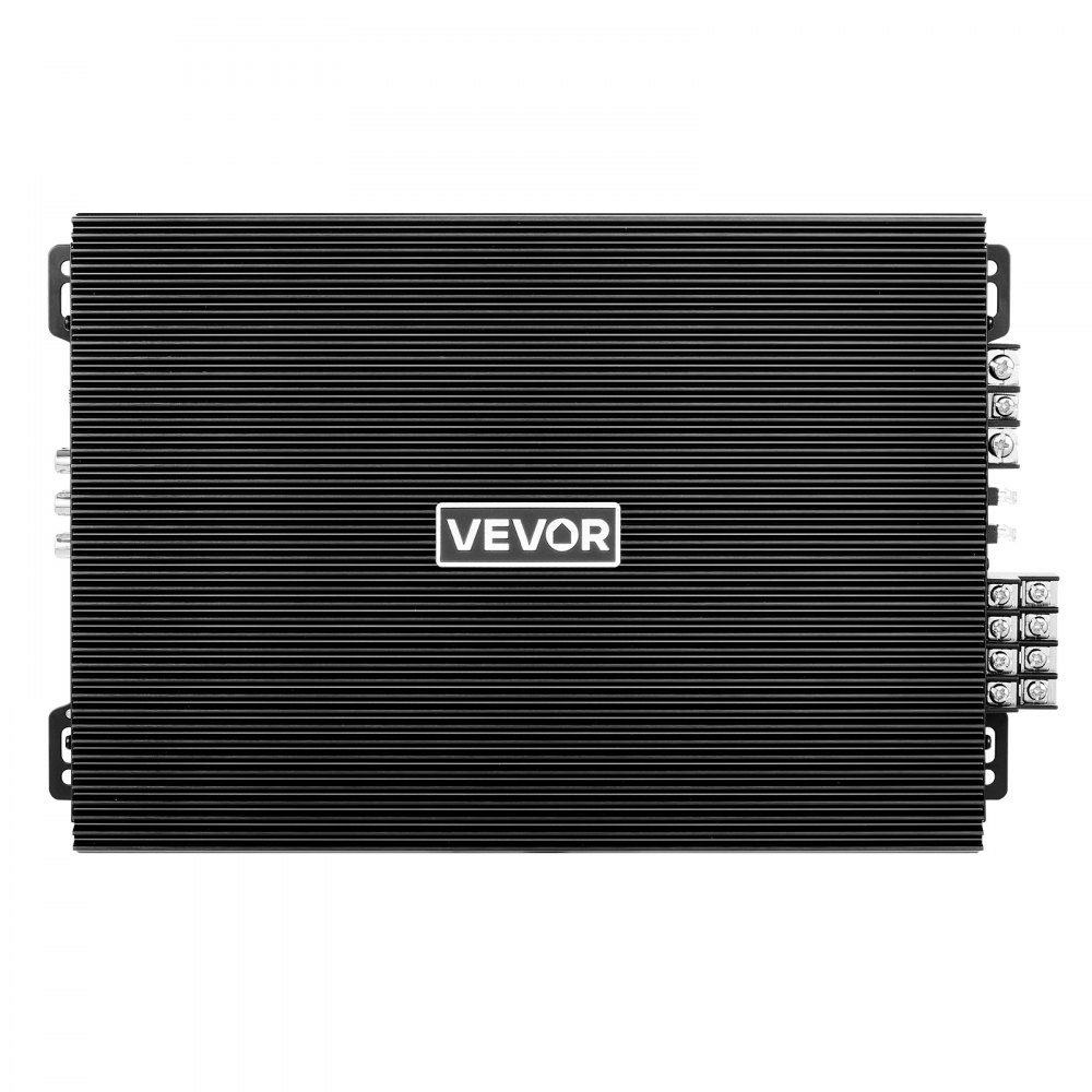 VEVOR Car Audio Amplifier, 4-Channel Bridgeable Car Amplifier, Multichannel Class AB Stereo Amp, Max. 4 x 200W at 4 Ohms / 4 x 400W at 2 Ohms, High Output, for SUVs, Pickups, and Off-Road Vehicles