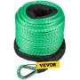 VEVOR Green Synthetic Winch Line 5/16 Inch X100FT Synthetic Winch Rope 12000 LBS Tow Rope for Car with Sheath (100ft)
