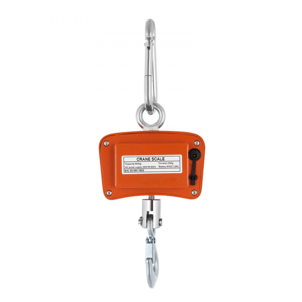 500KG 1100lb-0.5T Hanging Scale Crane Scale Aluminum Digital Heavy Duty LED W/rc